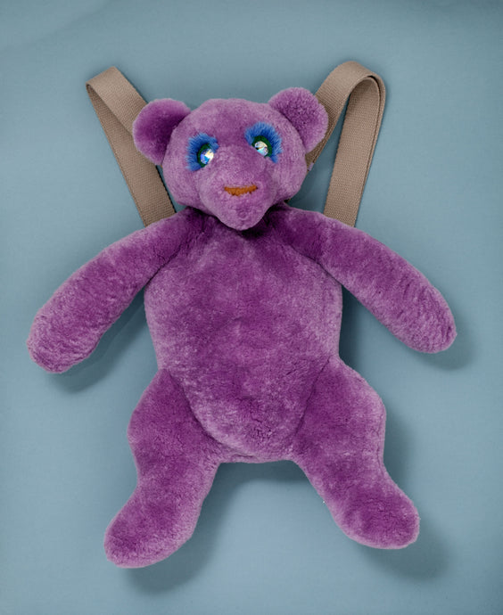 PURPLE TEDDY MARLEY BACKPACK