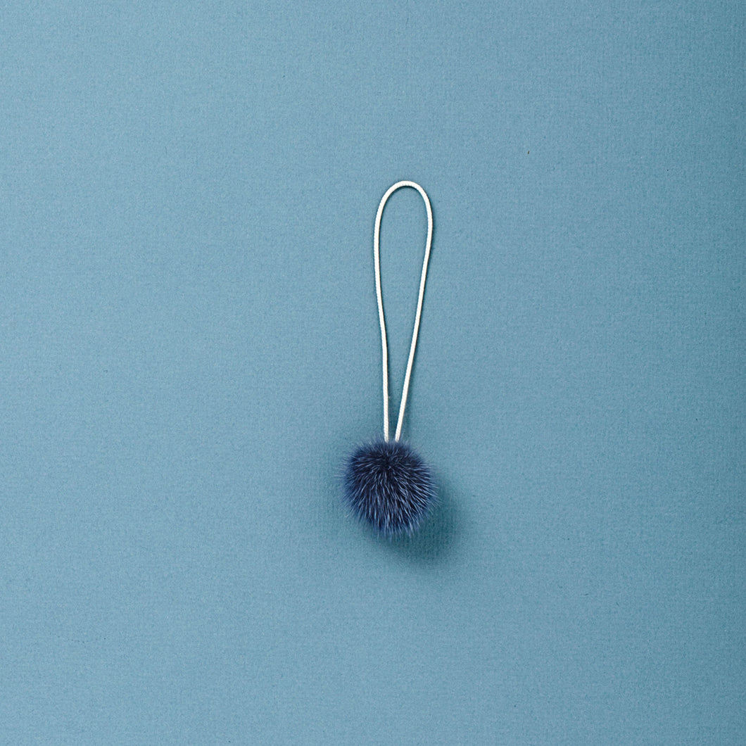 DUSTY BLUE POM POM
